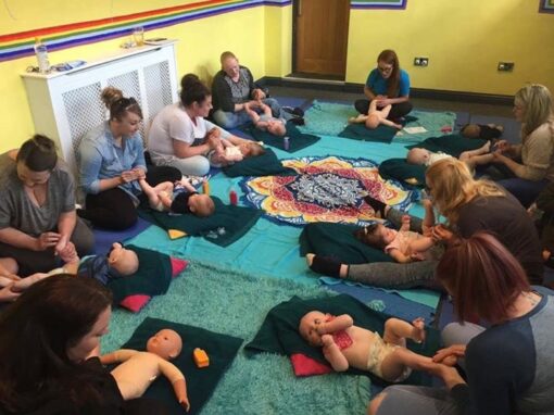 Baby yoga and massage: bringing benefits of emotional engagement and physical contact