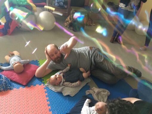Dads do Baby yoga and reap the benefits!