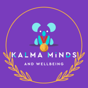 Kalma Koala wearing a gold medal
